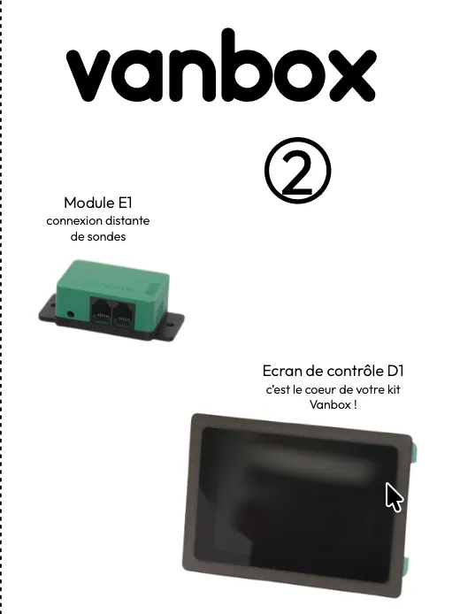 Kit démarrage Vanbox écran tactile 3.5" — vue 2